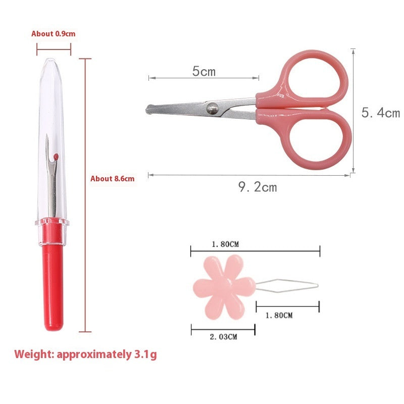 KTX-905939 Cat Landscape Embroidery Kit with Frame and Tools - Modern Cotton and Linen Design 28x28cm