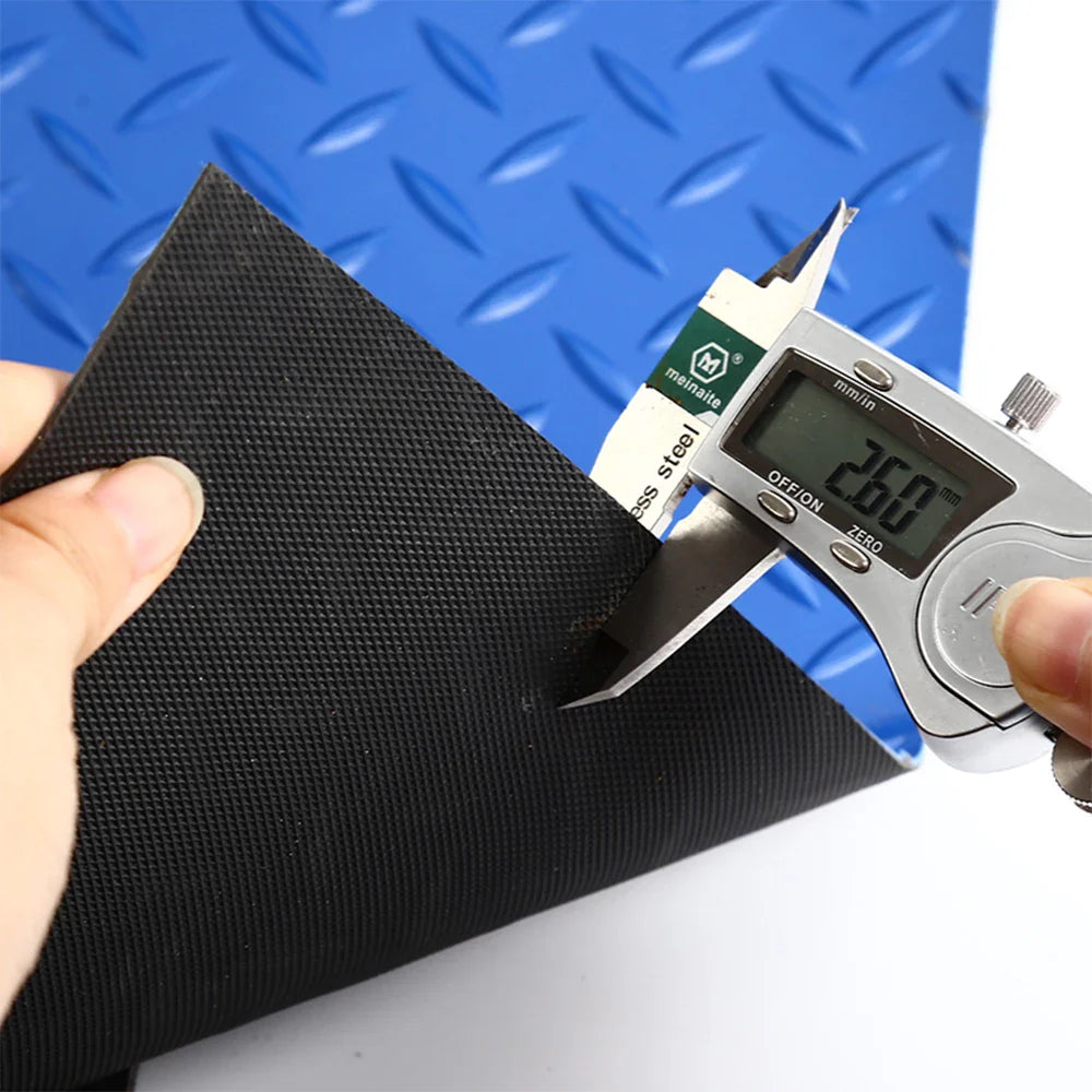 KTX-906451 BBQ Grill Under Mat - PVC Fireplace Protection Carpet for Outdoor Cooking