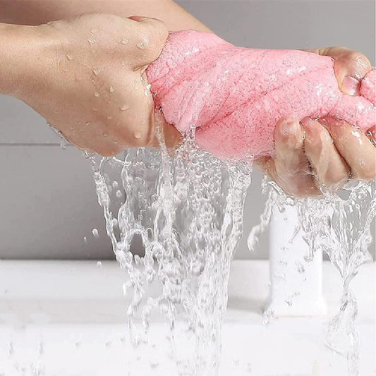 KTX-907667 Soft Coral Fleece Hair Drying Towel Cap – Compact & Versatile Shower Accessory in Multiple Colors