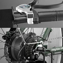 KTX-907795 Electric Mountain Bike 2000W 52V 22.4Ah Aluminum Alloy Frame 26-Inch 7-Speed Shimano with Hydraulic Disc Brakes