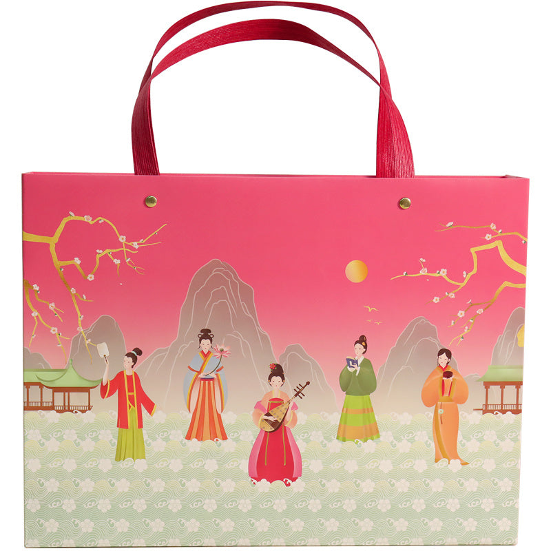 KTX-907923 Ancient Style Paper-Cut Origami Book with Scissors and Glue for Ages 7 and Up