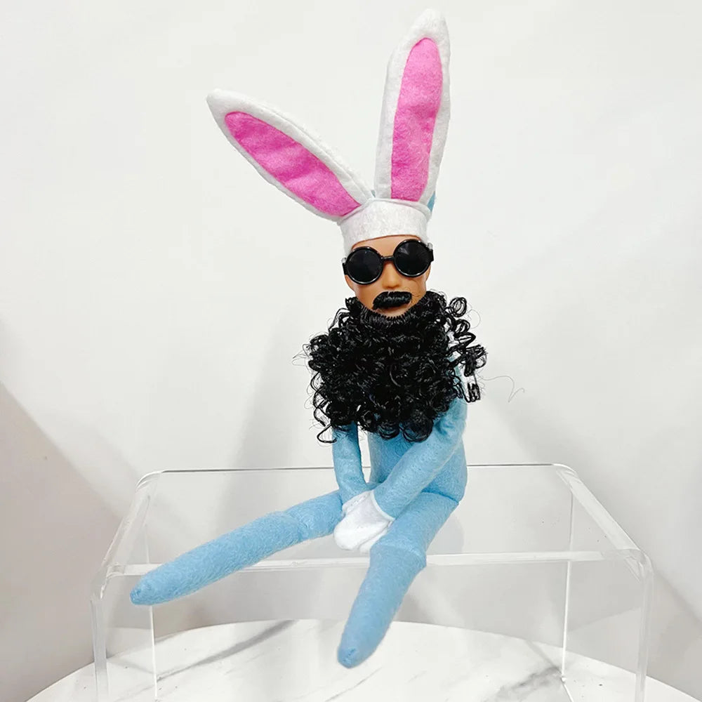 KTX-907923 Valentine's Day Plush Elf Doll Pendant - Soft Green Monster Ornament for Kids and Home Decoration