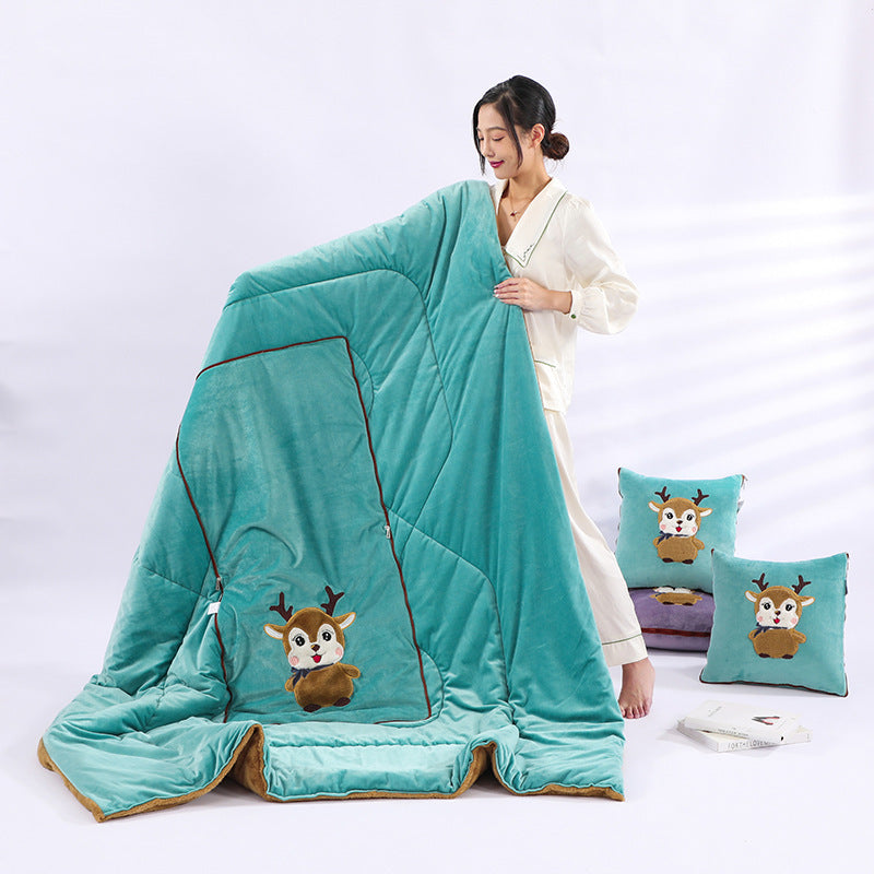 KTX-908051 Multifunctional Folding Back Seat Cushion with Cartoon Anime Design