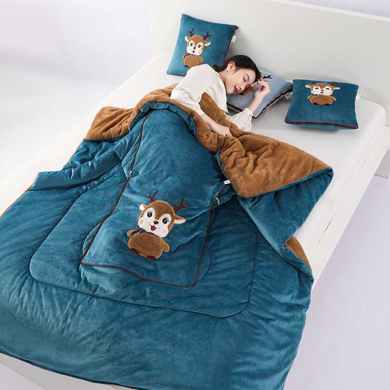 KTX-908051 Multifunctional Folding Back Seat Cushion with Cartoon Anime Design