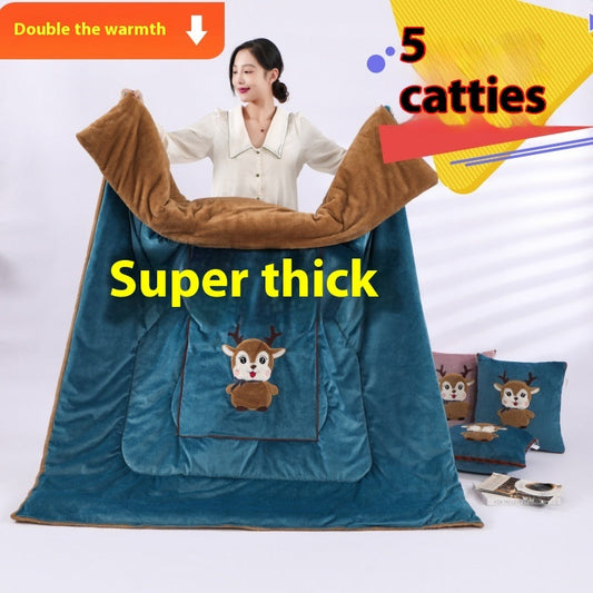 KTX-908051 Multifunctional Folding Back Seat Cushion with Cartoon Anime Design