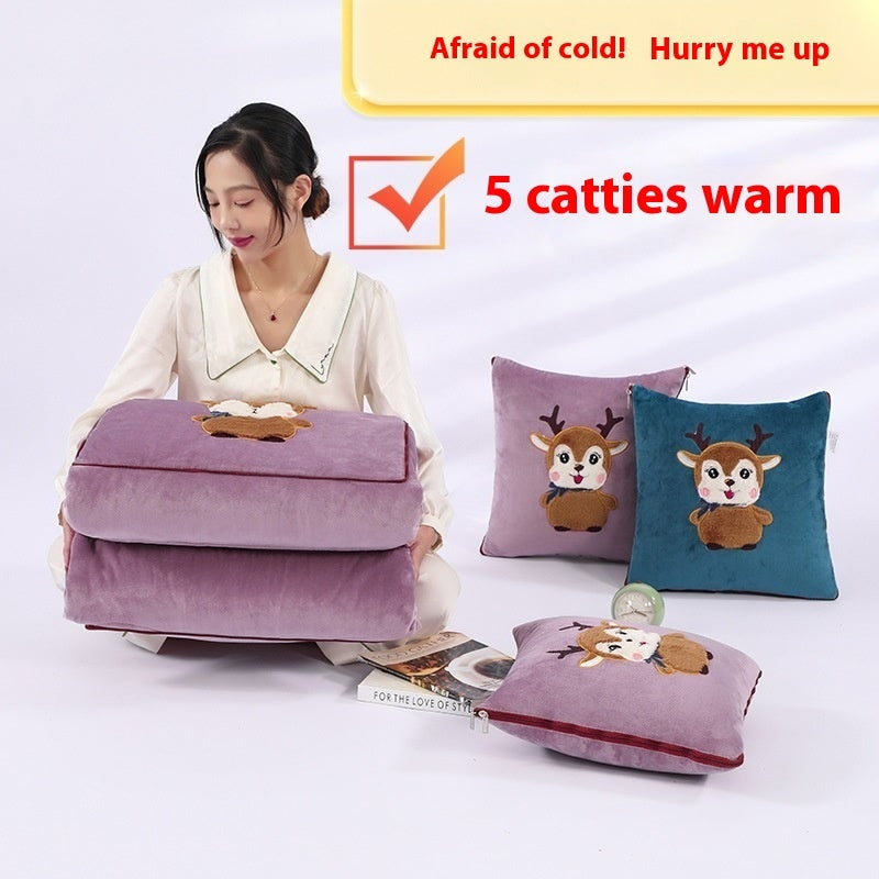 KTX-908051 Multifunctional Folding Back Seat Cushion with Cartoon Anime Design