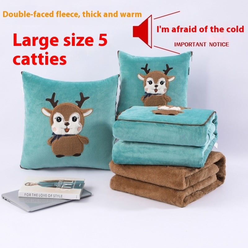 KTX-908051 Multifunctional Folding Back Seat Cushion with Cartoon Anime Design