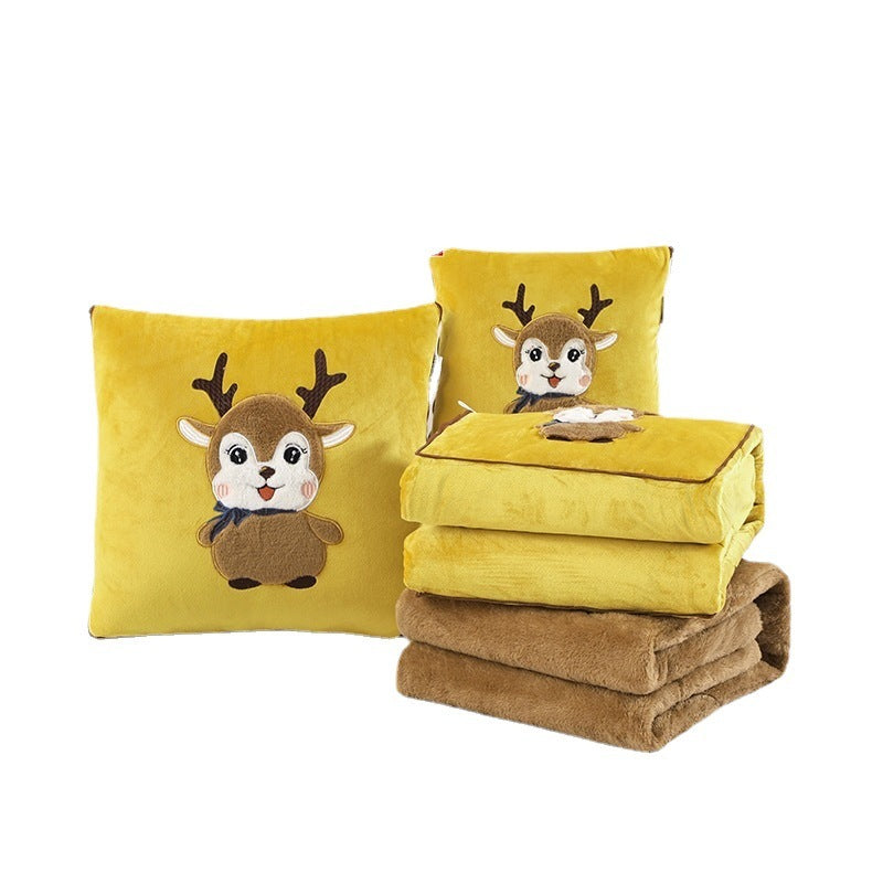 KTX-908051 Multifunctional Folding Back Seat Cushion with Cartoon Anime Design