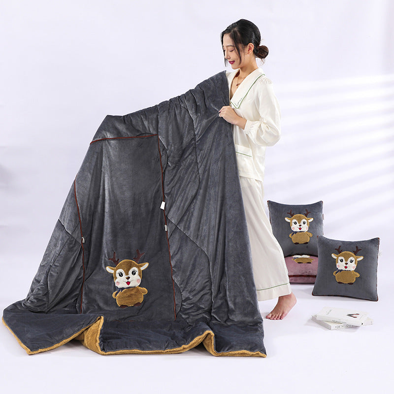 KTX-908051 Multifunctional Folding Back Seat Cushion with Cartoon Anime Design