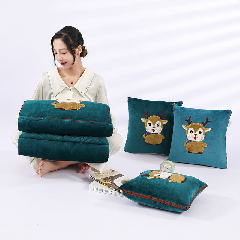 KTX-908051 Multifunctional Folding Back Seat Cushion with Cartoon Anime Design