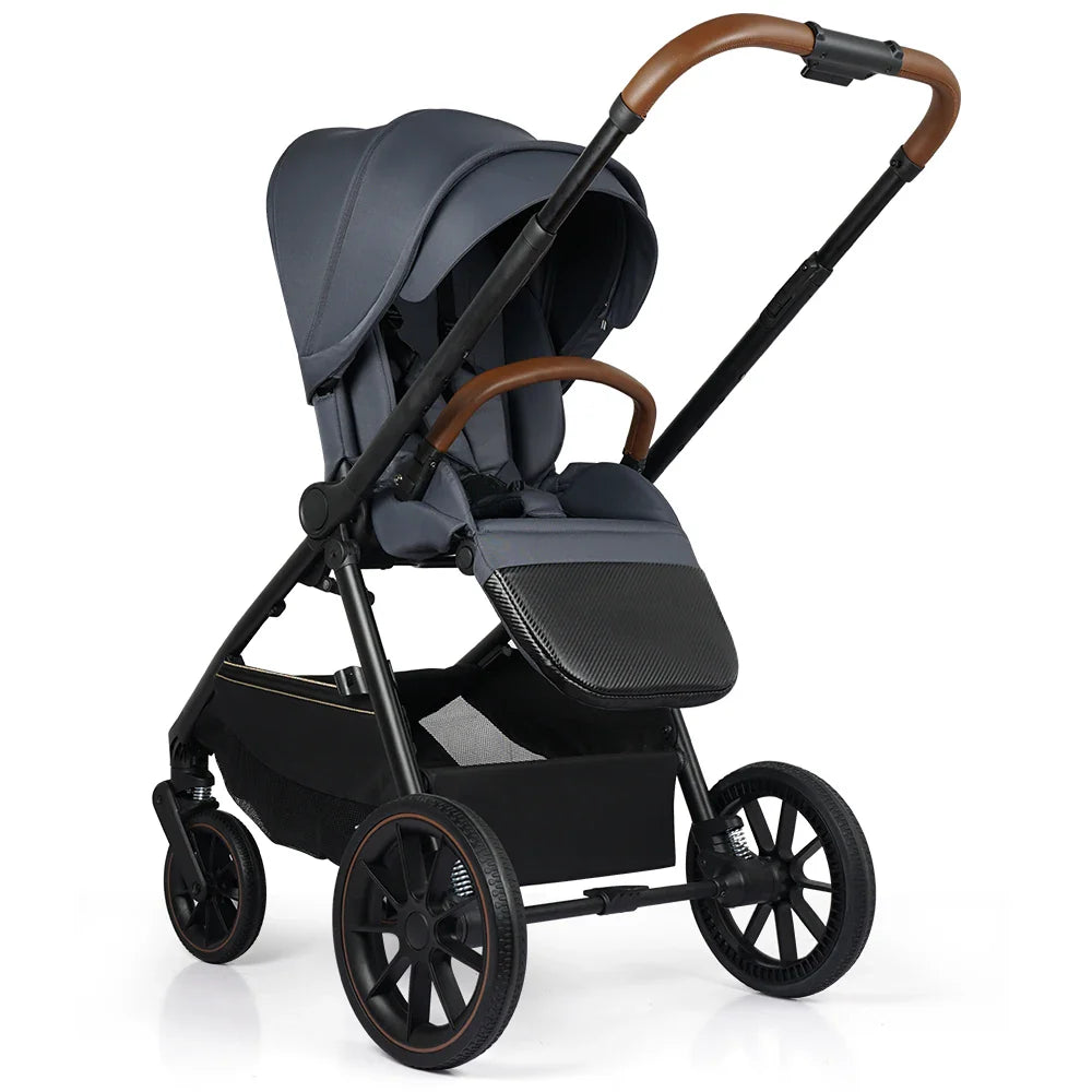 KTX-908435 Compact 2-in-1 Portable Baby Stroller and Pram - Lightweight Folding Design for Travel