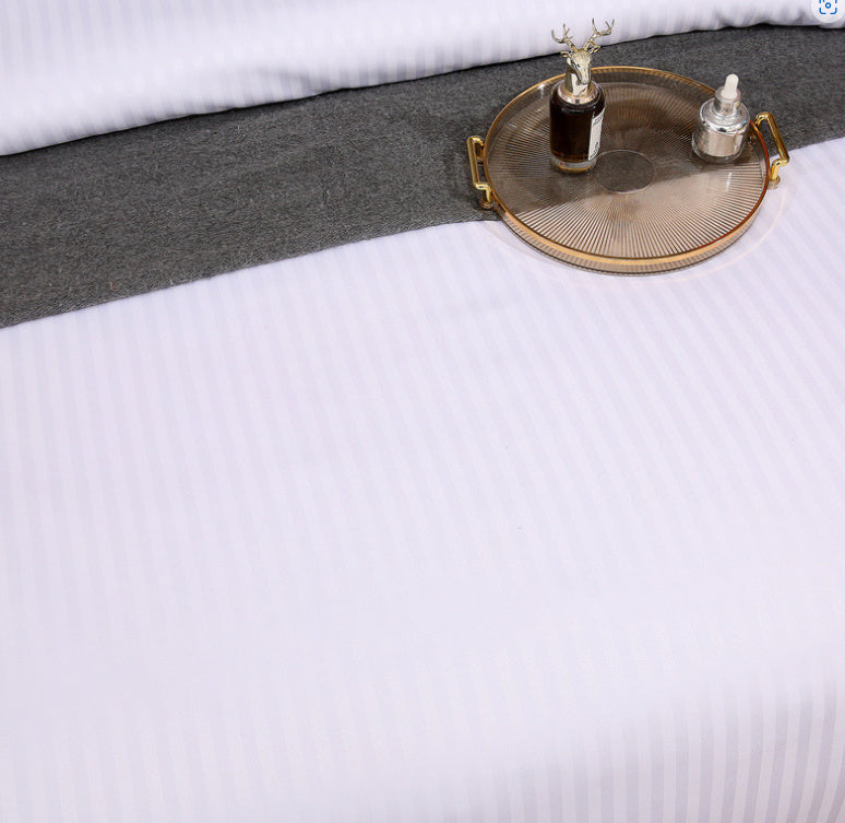 KTX-908563 Geometric Pattern Flower Bedding Set with Quilt Cover and Pillowcases, Multiple Sizes Available