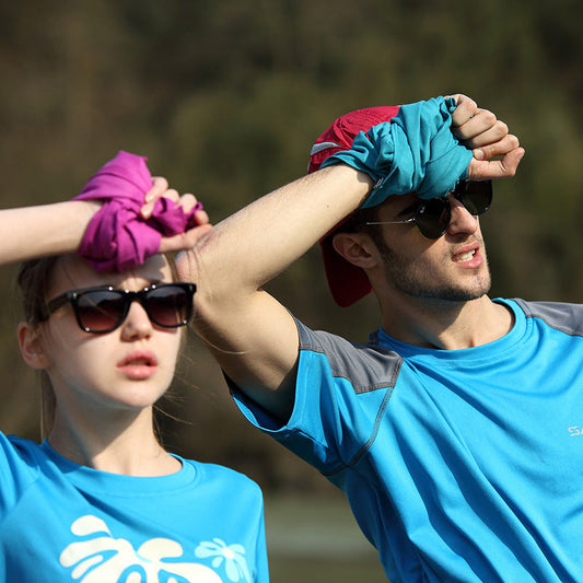 KTX-908819 Quick-Drying Microfiber Travel Towel - Lightweight and Moisture-Wicking, 31x75 cm