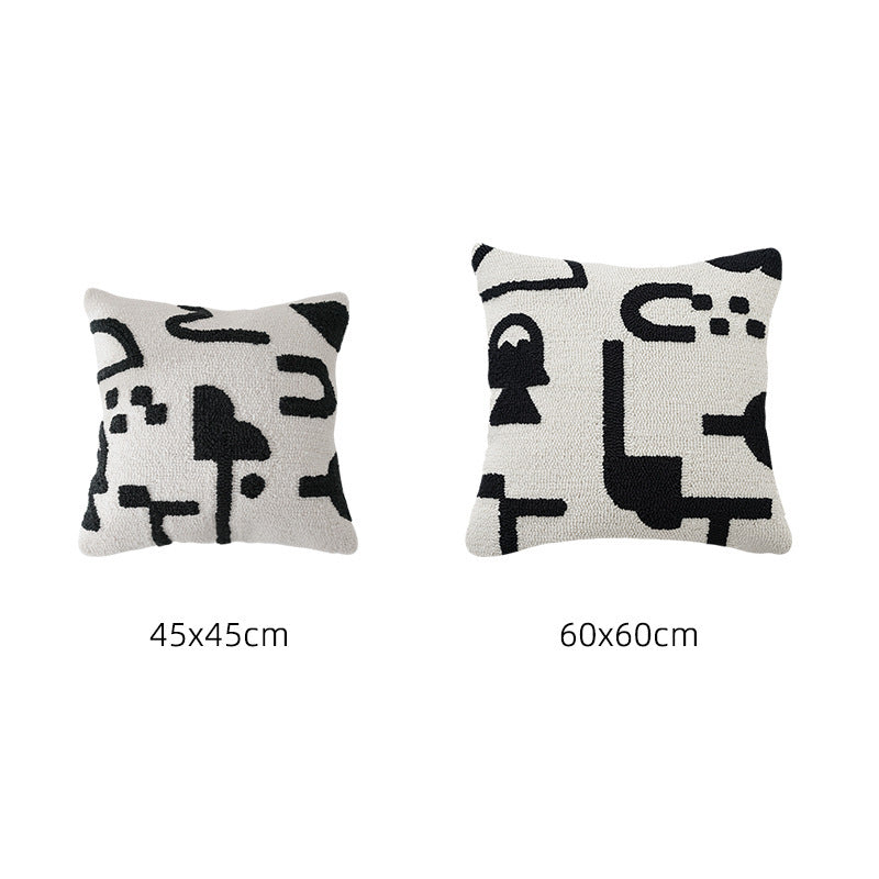 KTX-909203 Velvet Pillow Covers in Modern Simplicity - Available in 45x45cm and 60x60cm Sizes