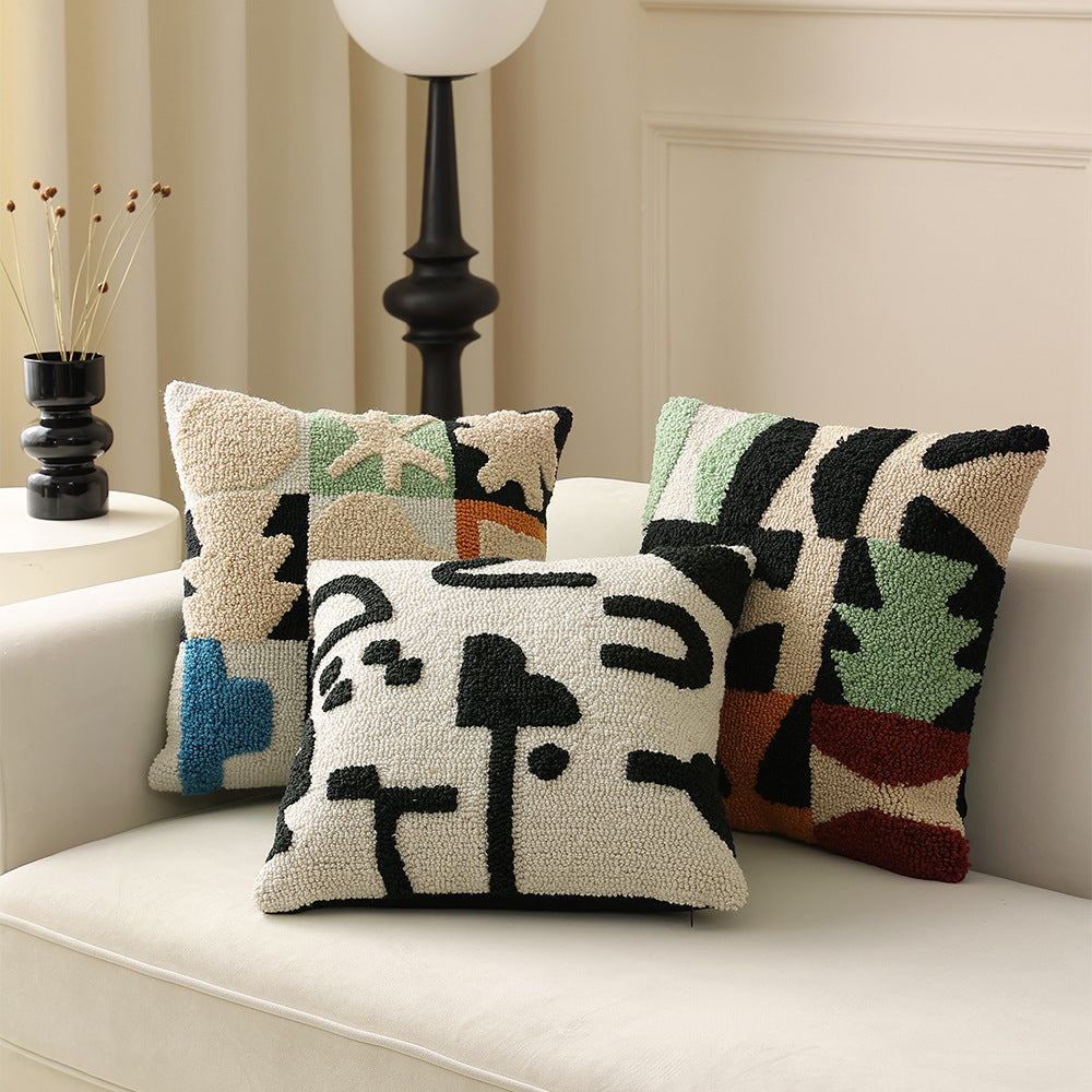 KTX-909203 Velvet Pillow Covers in Modern Simplicity - Available in 45x45cm and 60x60cm Sizes