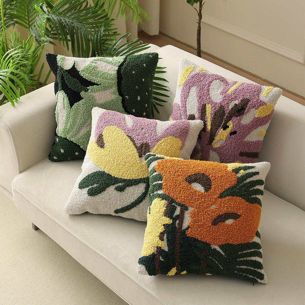 KTX-909203 Velvet Pillow Covers in Modern Simplicity - Available in 45x45cm and 60x60cm Sizes