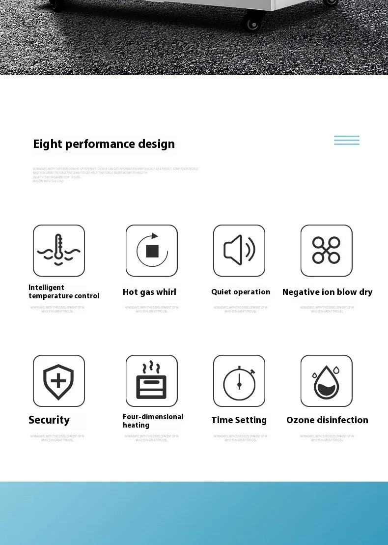 KTX-909651 Eco-Friendly Large Air Dryer for Dogs and Cats - Electric Plastic Pet Bathing and Cleaning Tool