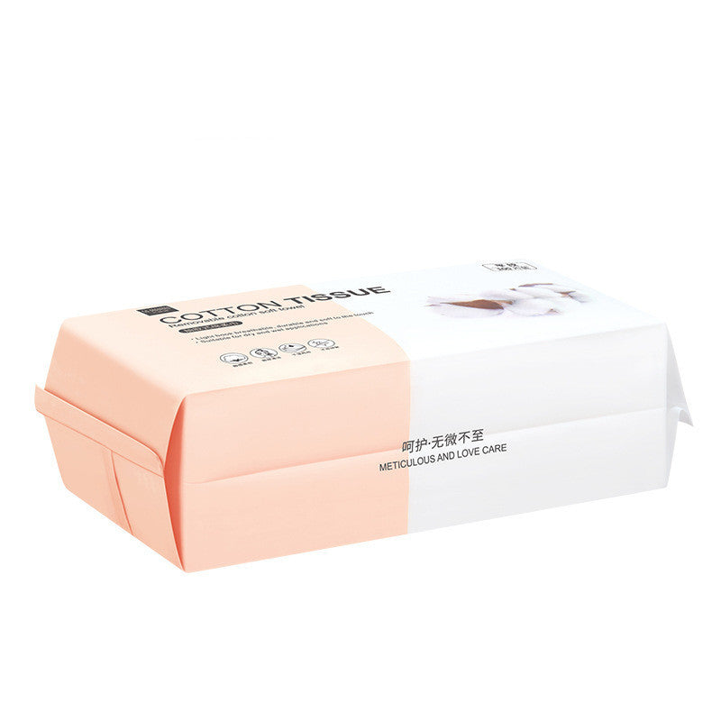 KTX-909971 Disposable Facial Cleansing Towels - 100 Cotton Fibers for Makeup Removal and Cleansing