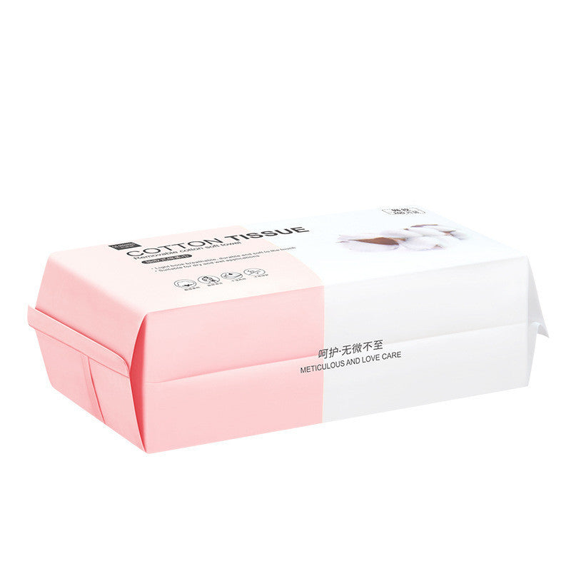 KTX-909971 Disposable Facial Cleansing Towels - 100 Cotton Fibers for Makeup Removal and Cleansing