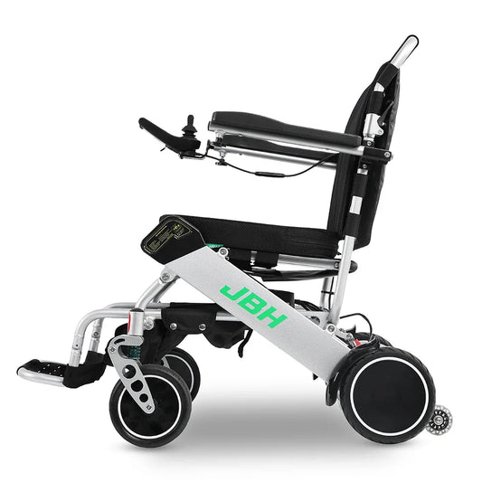 KTX-910419 Airline Approved Lightweight Folding Wheelchair with Powerful Motors and Long Range