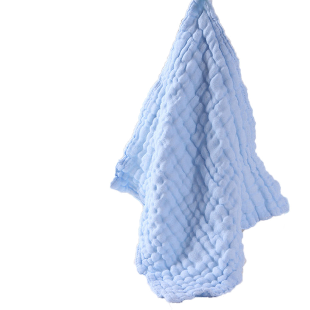 KTX-911123 Cotton Washed Gauze Baby Towel - Hypoallergenic, Eco-Friendly, Soft & Absorbent (28x28cm)