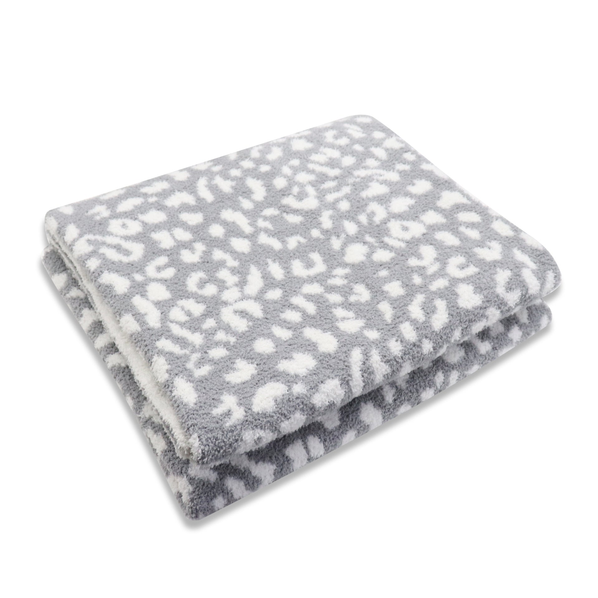 KTX-911379 Cozy Thick Chenille Half Fleece Sofa Blanket - Soft Polyester, Modern Design, 127x152cm