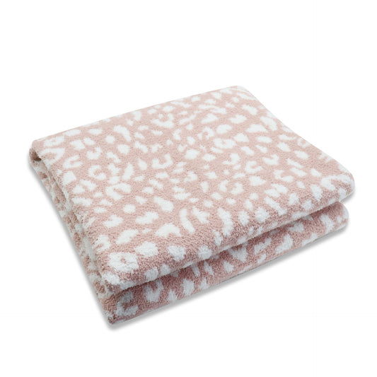 KTX-911379 Cozy Thick Chenille Half Fleece Sofa Blanket - Soft Polyester, Modern Design, 127x152cm