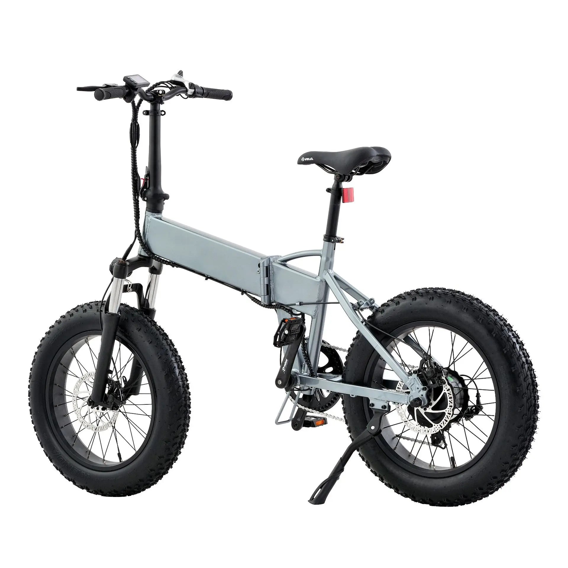 KTX-912019 Foldable Electric Fat Tire Off-Road Bike with 7-Speed Gears and 48V Power