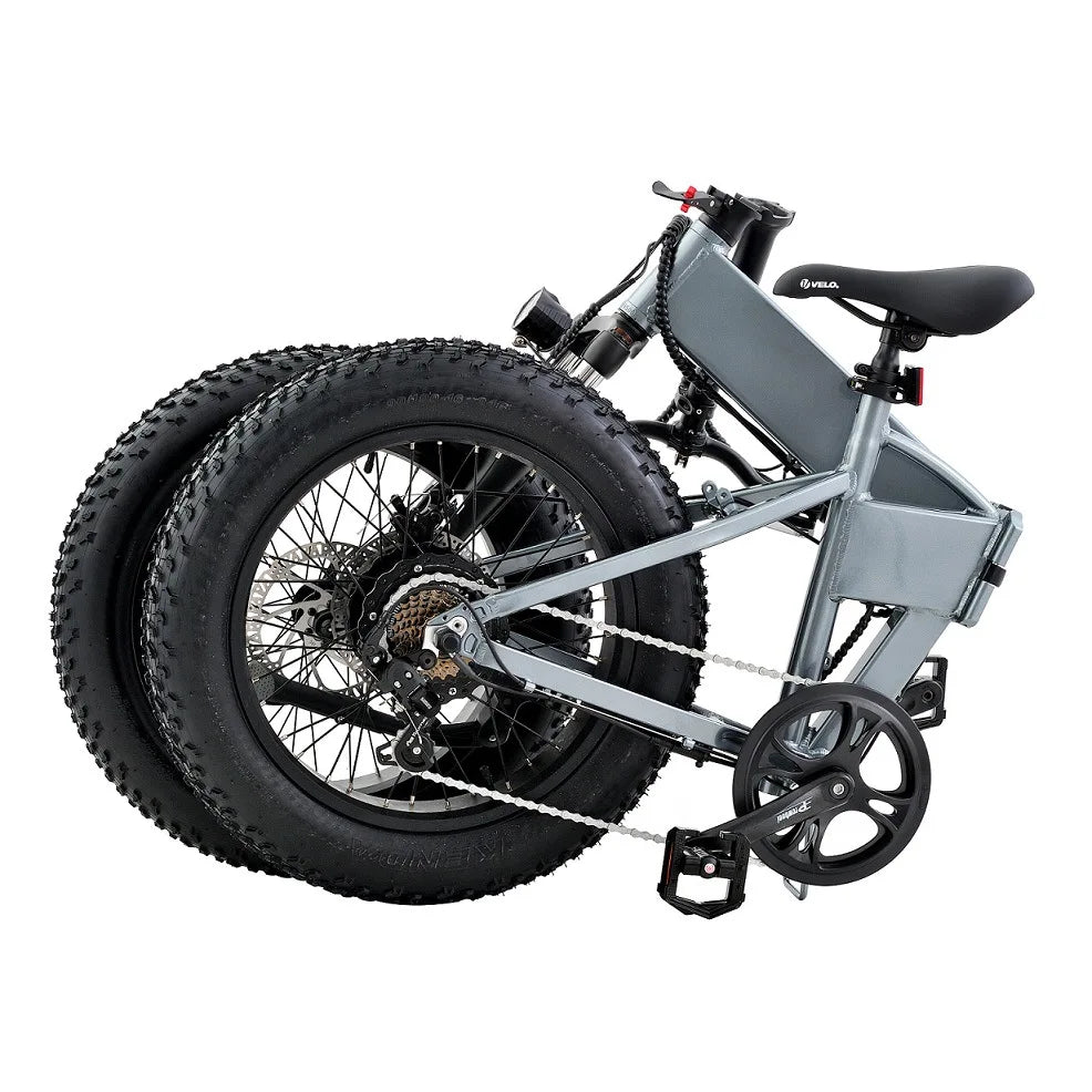 KTX-912019 Foldable Electric Fat Tire Off-Road Bike with 7-Speed Gears and 48V Power