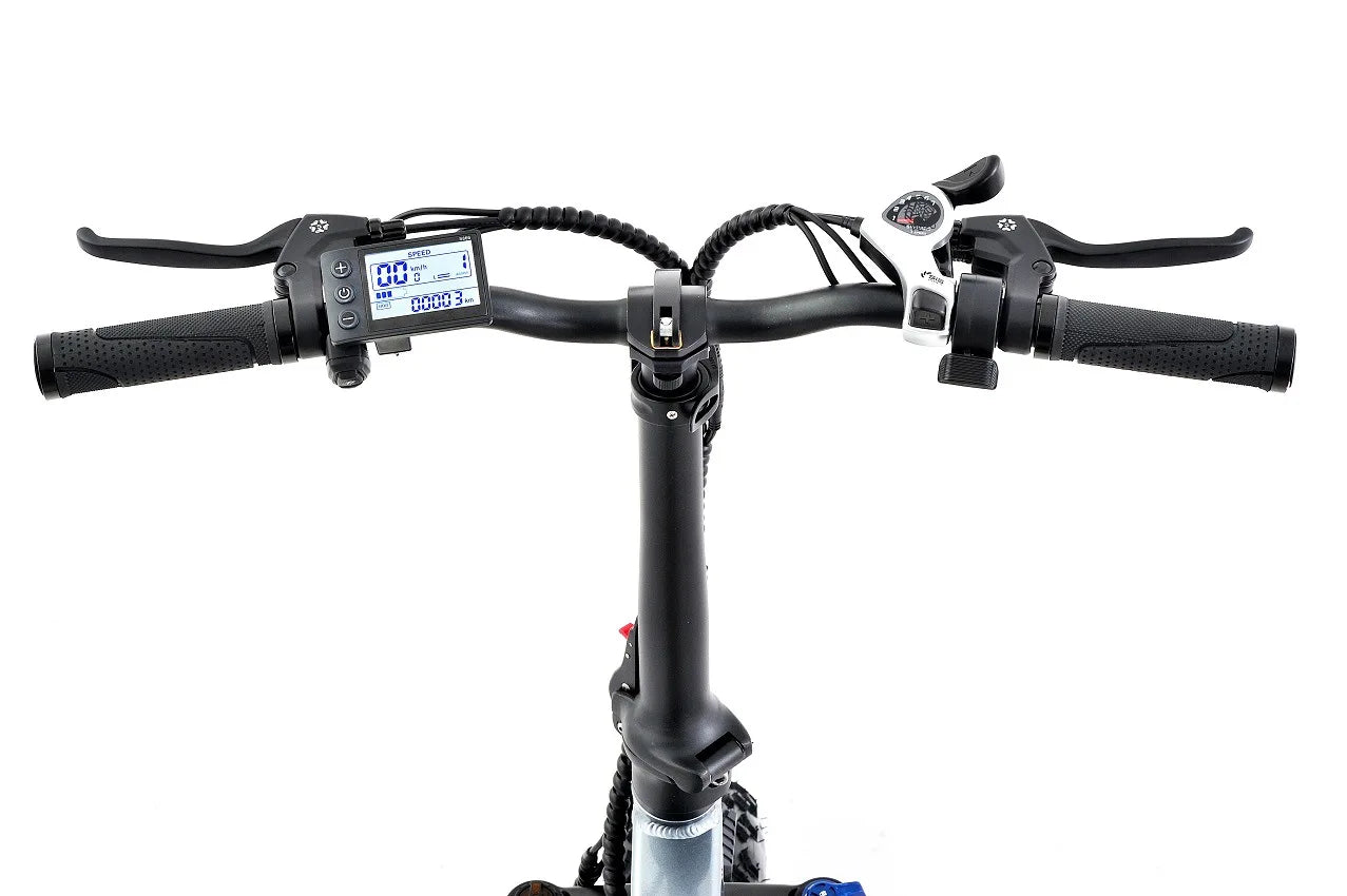 KTX-912019 Foldable Electric Fat Tire Off-Road Bike with 7-Speed Gears and 48V Power