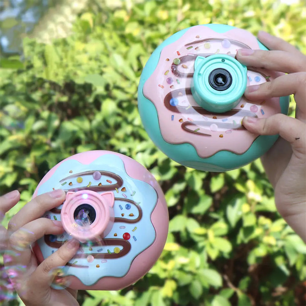 KTX-912531 Donut Style Automatic Bubble Blower for Outdoor Fun – Ideal Gift for Toddlers and Kids