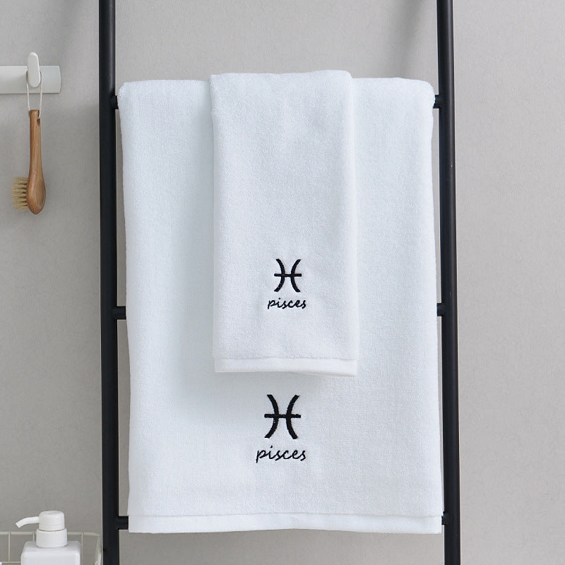 KTX-913427 Cotton Constellation Bath and Beach Towels in Multiple Zodiac Color Options