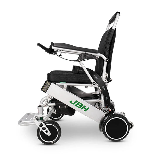KTX-913875 Foldable Electric Wheelchair for Stairs with 20 km Range and 120 kg Capacity