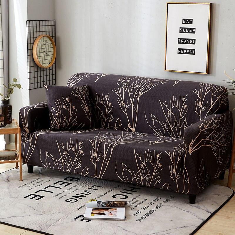 KTX-914387 Super Stretchable Geometric Pattern Sofa Slipcover for 1-4 Seater Couches