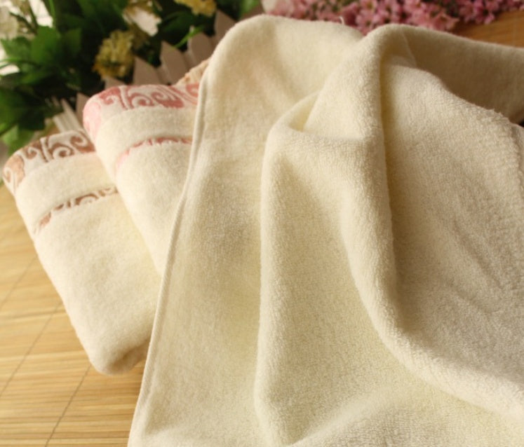 KTX-914579 Thick Cotton Jacquard Face Towel - Crepe-Free, Soft & Absorbent - 33x73 cm