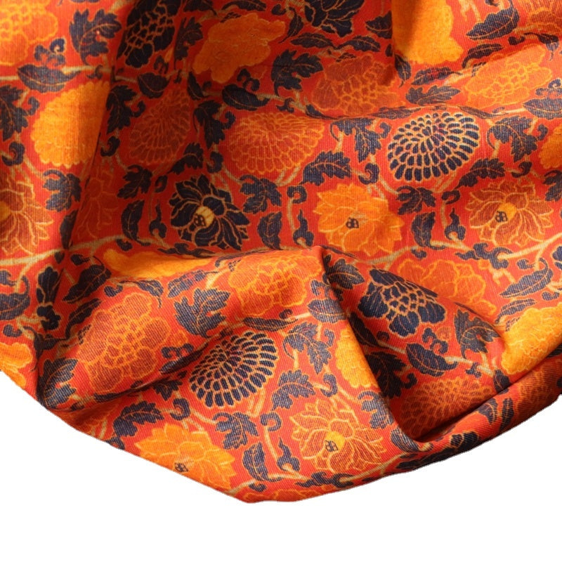 KTX-914835 Cotton Corduroy Fabric with 26 Sunken Stripes - 140cm Wide, Digital Print, Multiple Lengths Available