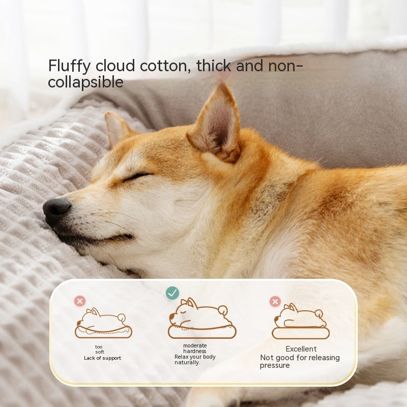 KTX-916435 Waterproof Washable Non-Stick Fur Kennel for Small and Medium Dogs