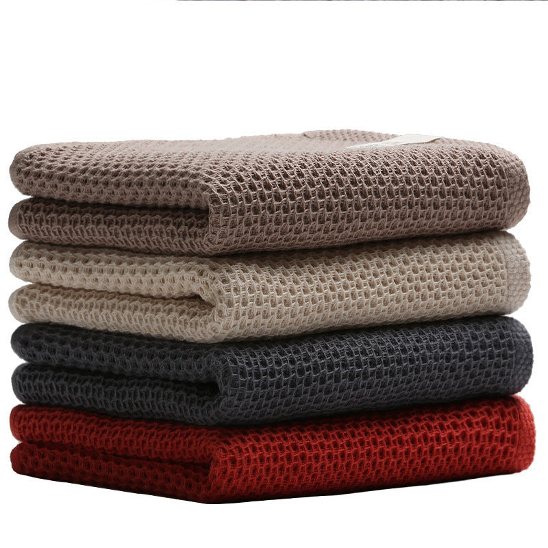 KTX-916883 Thickened Cotton Honeycomb Washcloth – 32-Piece Combed Yarn Design