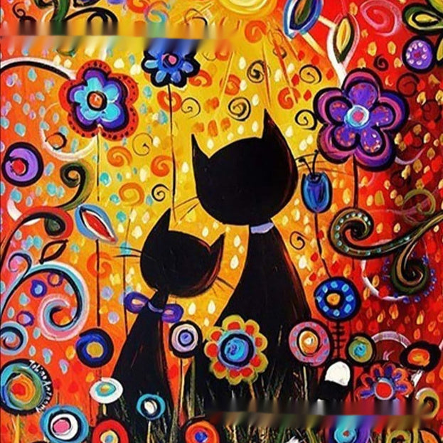 KTX-917203 Cartoon Style Polyester Fiber Carpet for Living Room, Bedroom, Corridor, and Entrance - 50 × 80cm