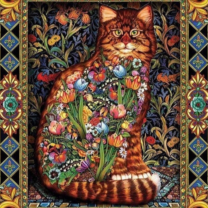 KTX-917203 Cartoon Style Polyester Fiber Carpet for Living Room, Bedroom, Corridor, and Entrance - 50 × 80cm