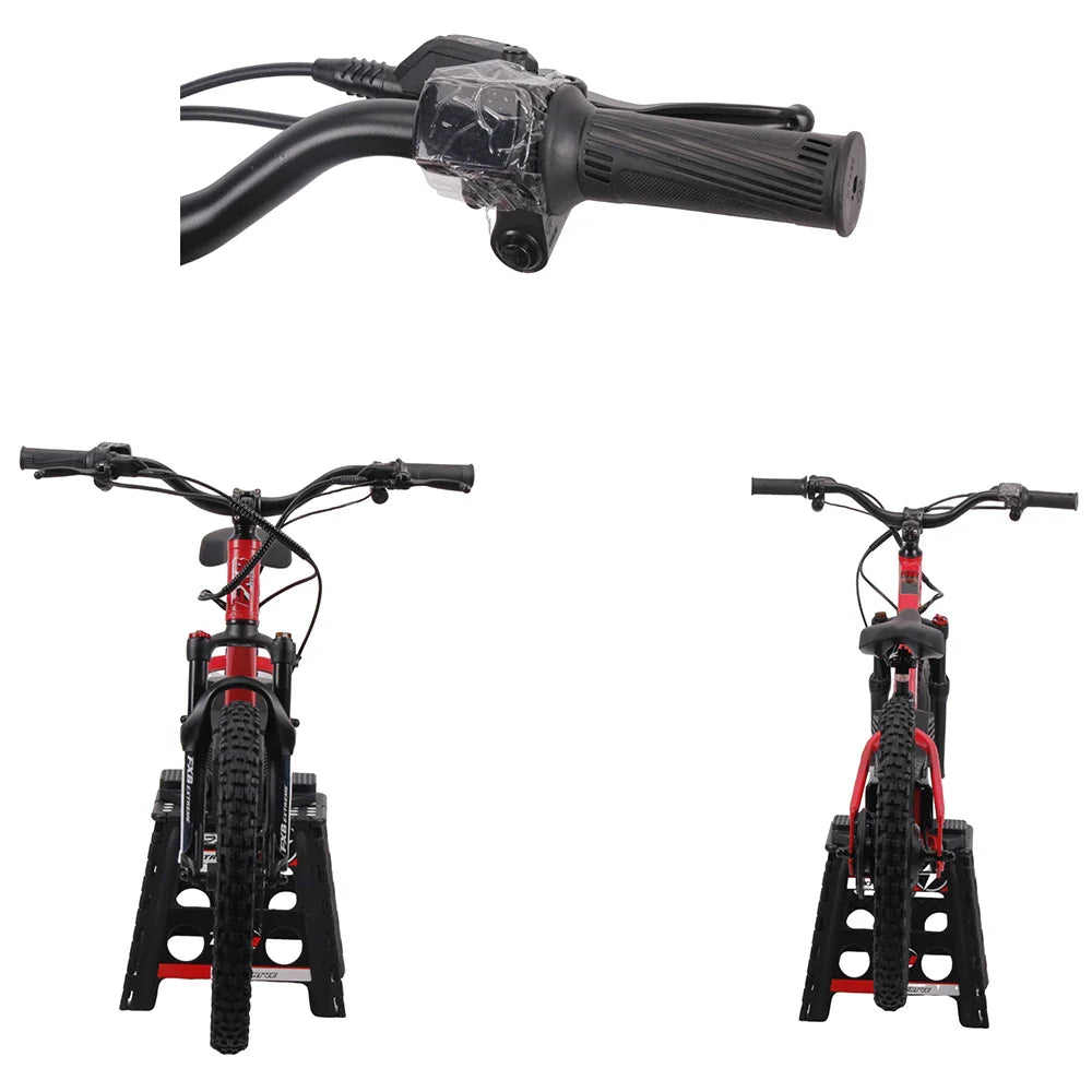 KTX-918867 20-Inch Electric Balance Bike for Kids, 36V Brushless Motor, Hydraulic Disc Brakes, Aluminum Frame, Ages 8-13