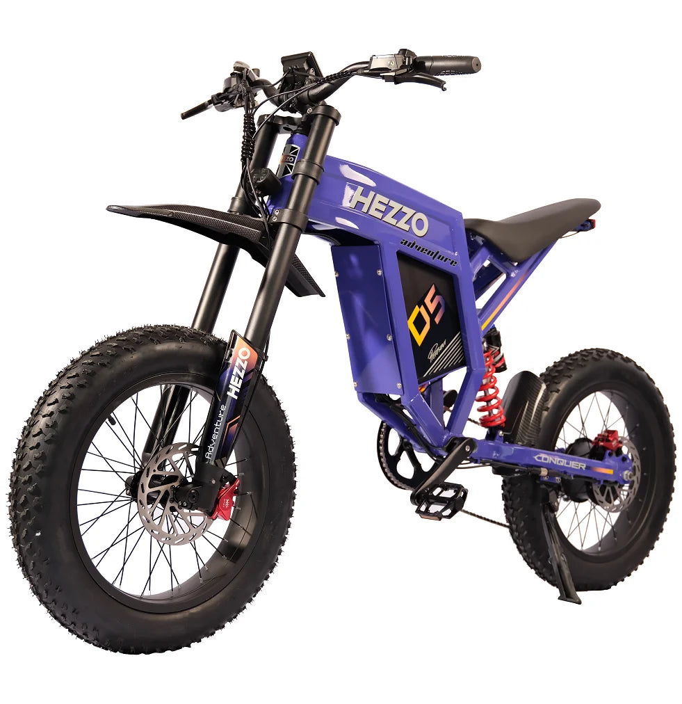 KTX-918995 Powerful Electric Cross Bike 3000W, 20-Inch Fat Tires, 70KM/H, 160Nm Torque, 60V Detachable Battery, 7-Speed Gear System, Hydraulic Disc Brakes