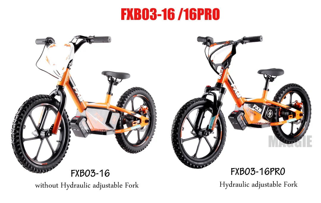 KTX-920019 Kids Electric Balance Bike 250W 36V 5.0AH 16" with Aluminum Frame and Disc Brake