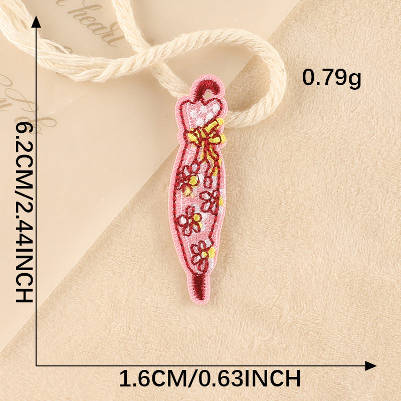 KTX-920531 Embroidered Polyester Patch for Clothing and Accessories