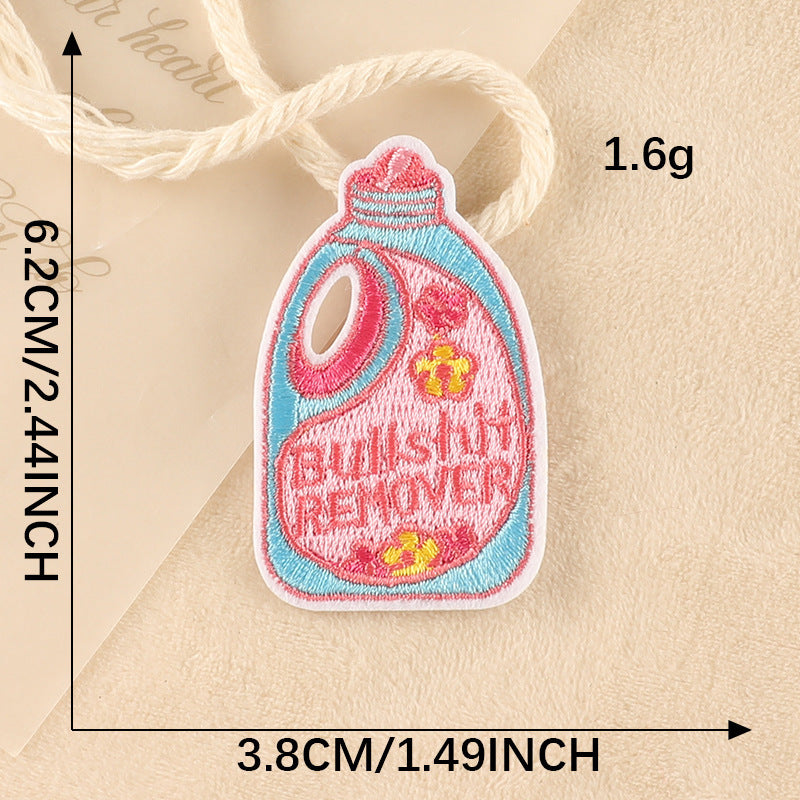 KTX-920531 Embroidered Polyester Patch for Clothing and Accessories