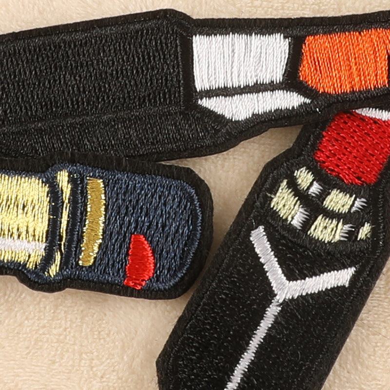 KTX-920531 Embroidered Polyester Patch for Clothing and Accessories