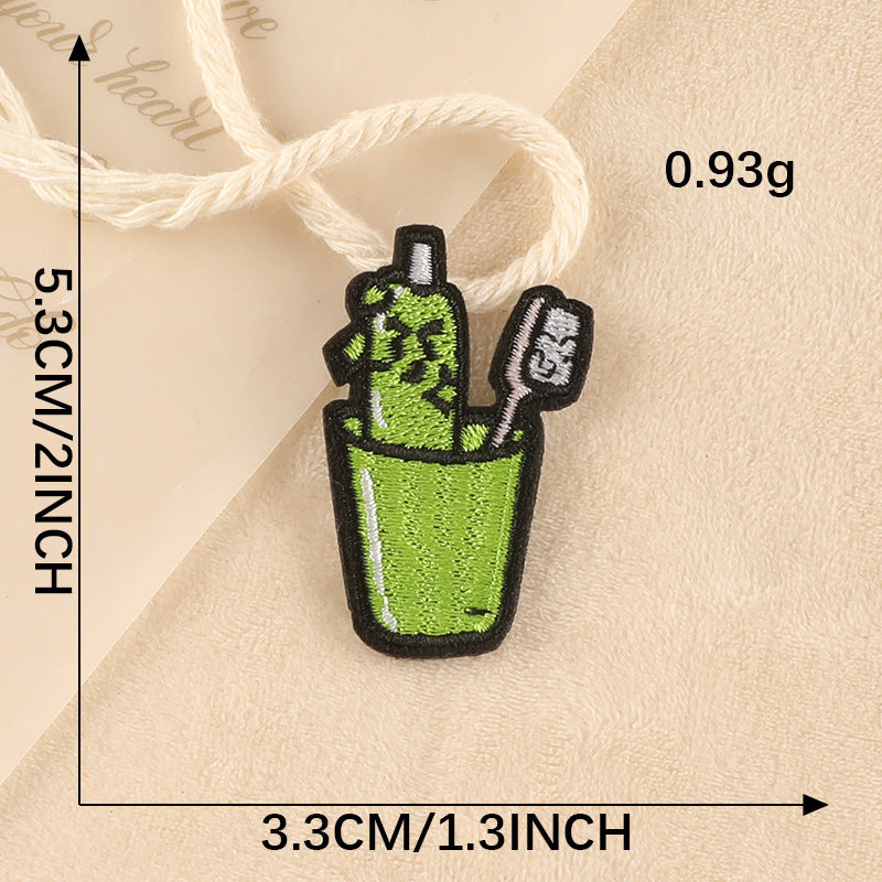 KTX-920531 Embroidered Polyester Patch for Clothing and Accessories