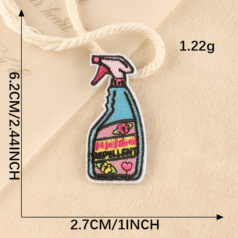 KTX-920531 Embroidered Polyester Patch for Clothing and Accessories
