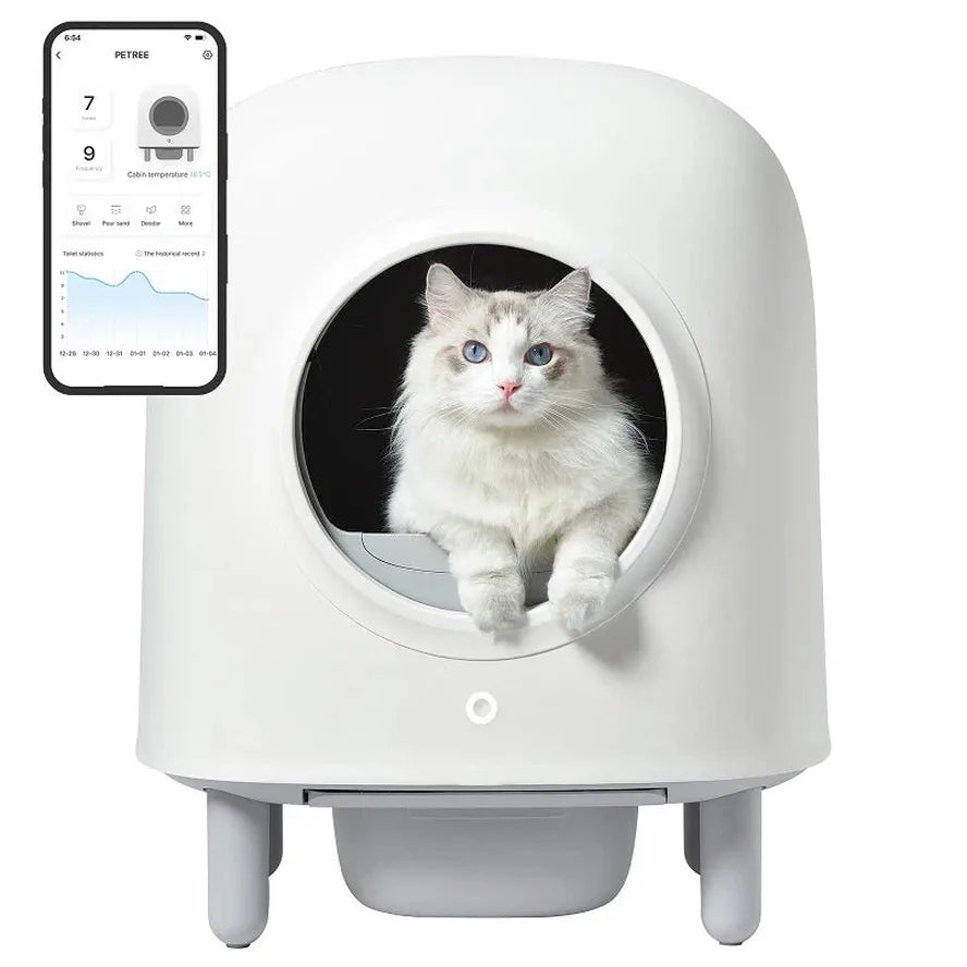 KTX-921363 Automatic Self-Cleaning Cat Litter Box with APP Control for Hassle-Free Maintenance