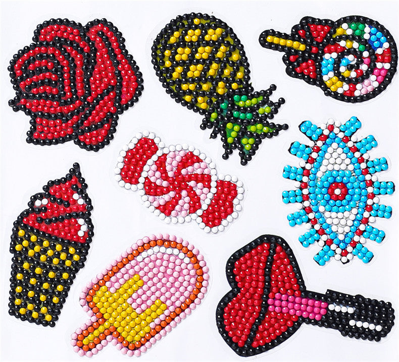 KTX-923731 5D DIY Diamond Art Kit with Resin Drill - 6x8cm Decorative Frame